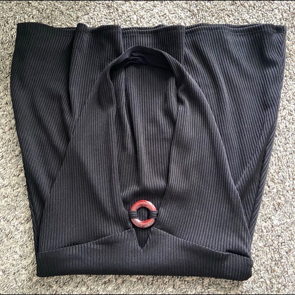 Urban Outfitters Black Mini Open Back Dress - Picture 2 of 6